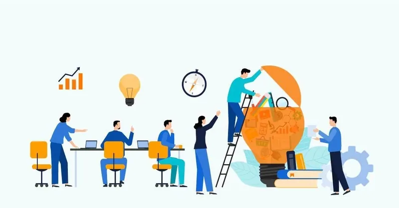 Open source contribution illustration