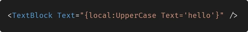 XAML binding example